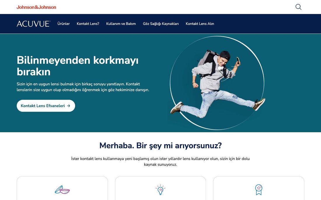Acuvue — Website