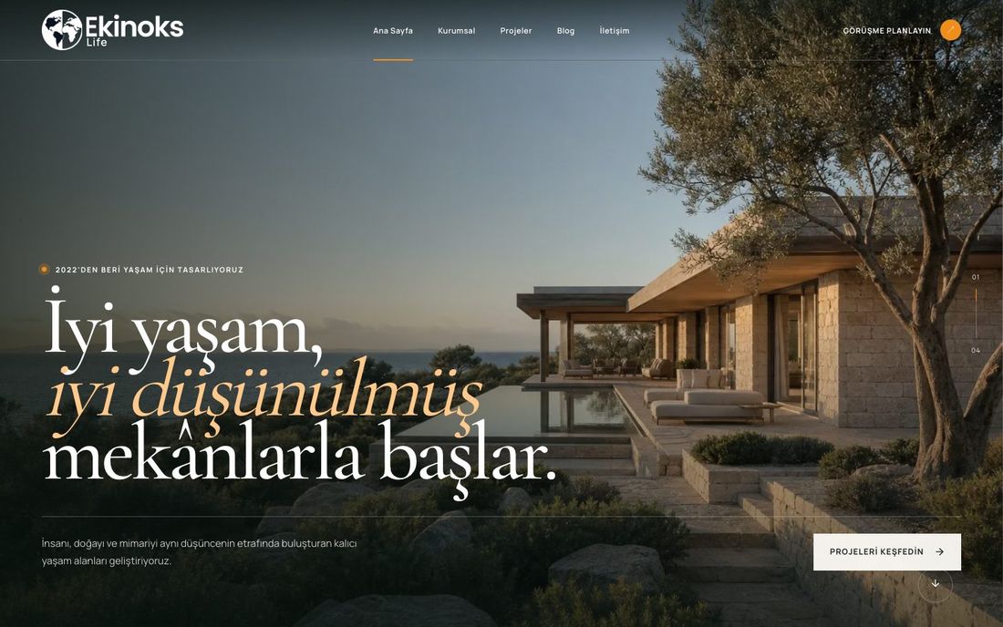 Ekinoks Life — Website