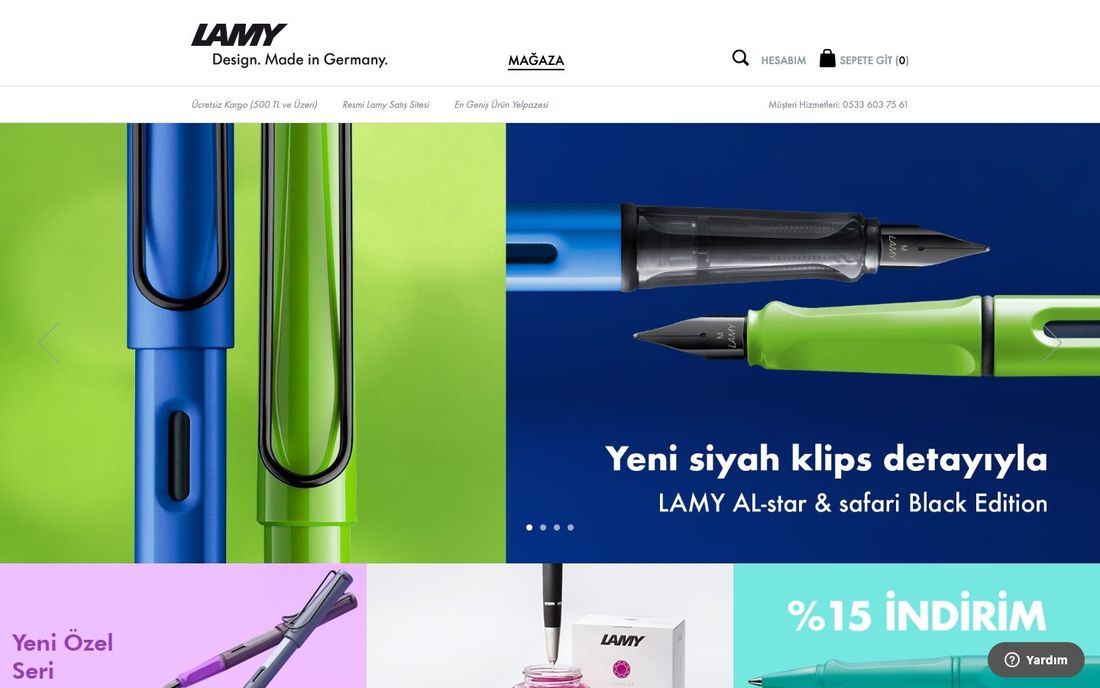 Lamy Shop — Website