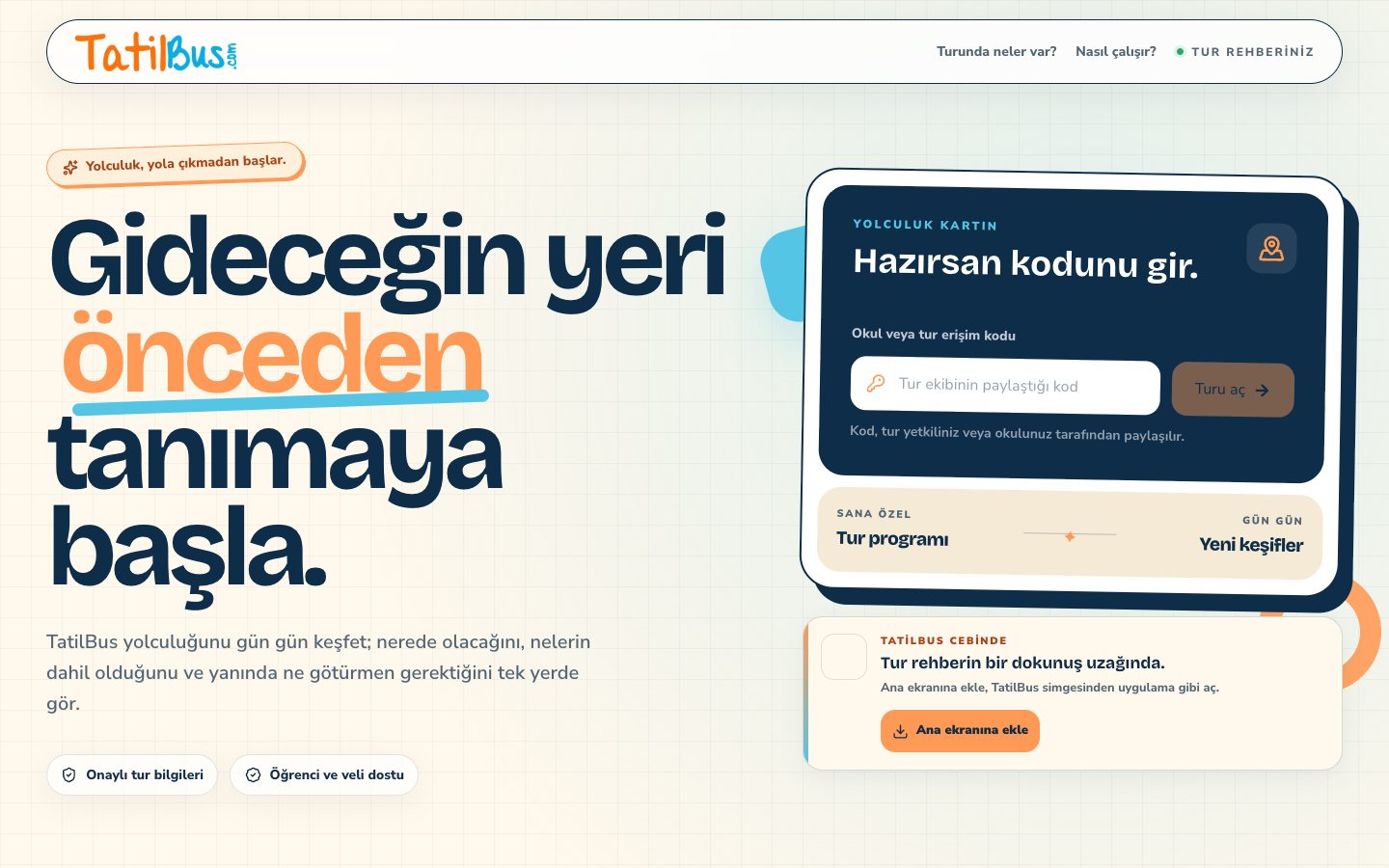 Tatilbus CRM — Website