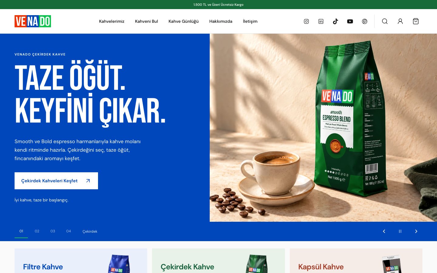 Venado — Website